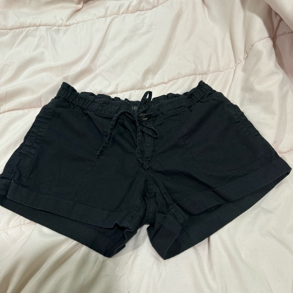Jessica Simpson Black Paperbag Shorts size 24